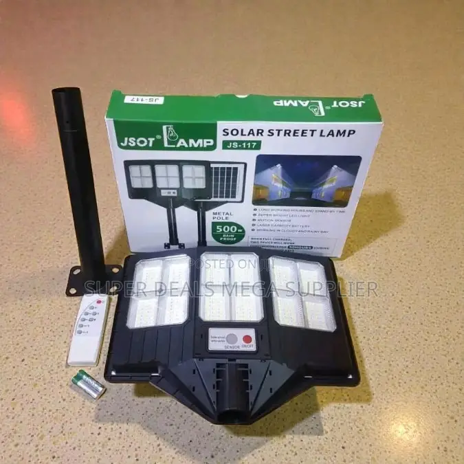 Large Capacity Inbuilt Battery 500w Watts Solar Street Light