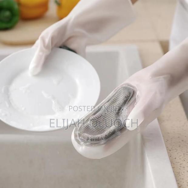 Reusable Silicon Wash Gloves - main view