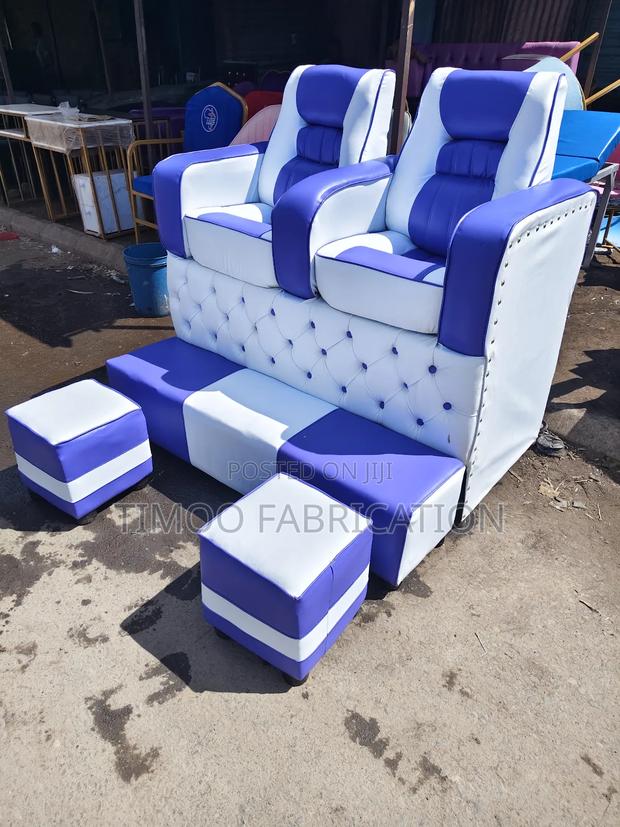 2 in 1 Pedicure Seats With Puff - main view