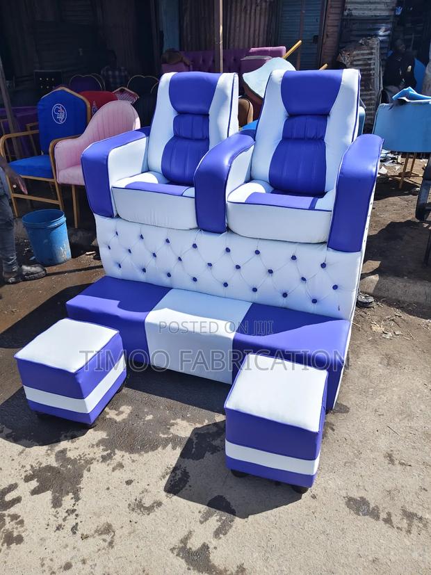 2 in 1 Pedicure Seats With Puff - thumbnail 3