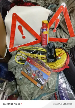 Road Safety Kit Equipment 5in1 Car Combo Bundle