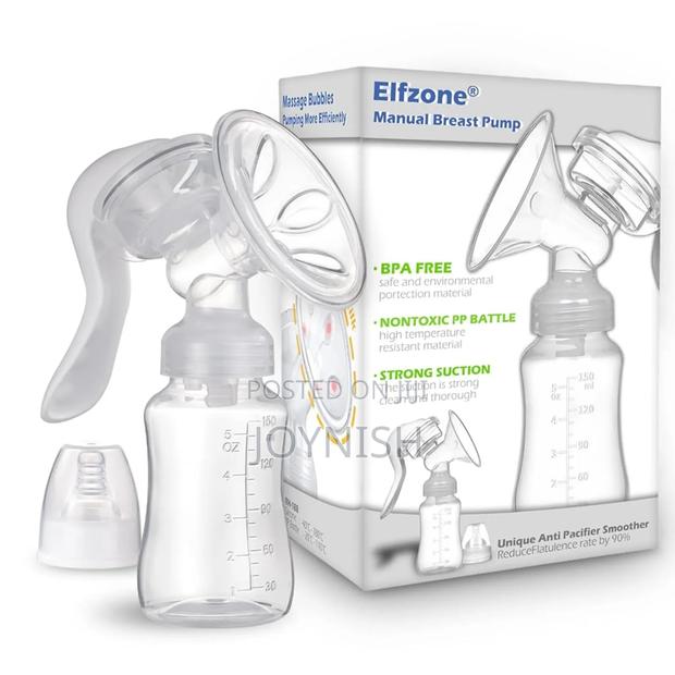 New White Manual Breast Pump - thumbnail 3
