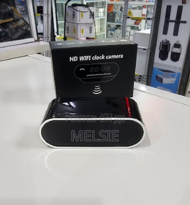 Digital Table Clock Wifi Camera Home,Office and Workplace Surveillance - main view