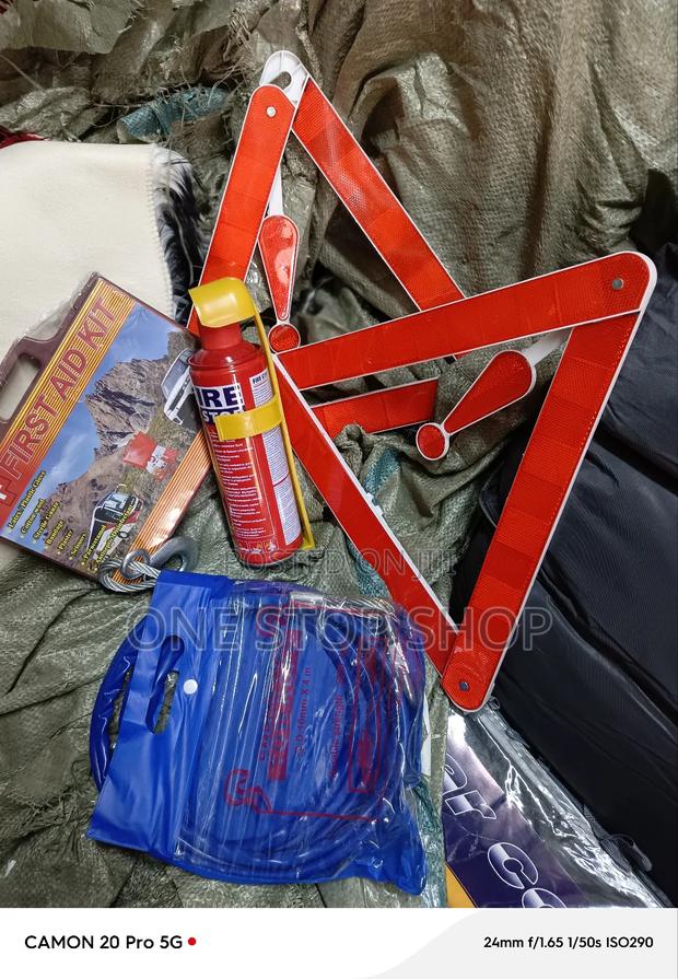 4in1 Car Beakdown Combination First Aid Kit With Tow Rope - main view