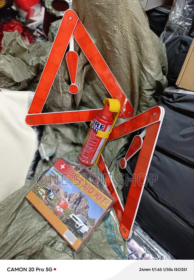 2 Foldable Plastic Life Savers+Aid Box+Firestop Safety Kit - main view