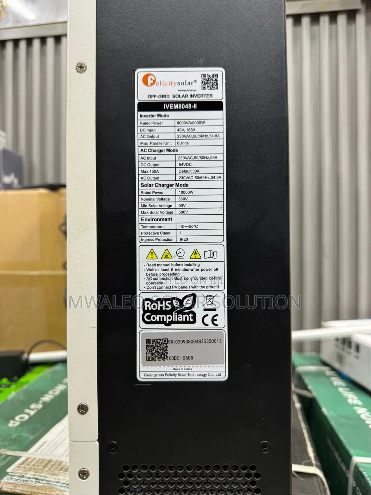8kva Felicity Hybrid Inverter