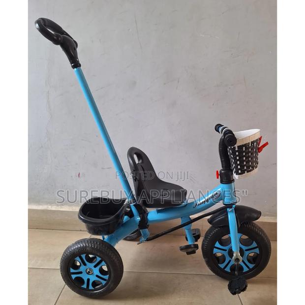Kids Tricycle With Push Handle and Safety Seat