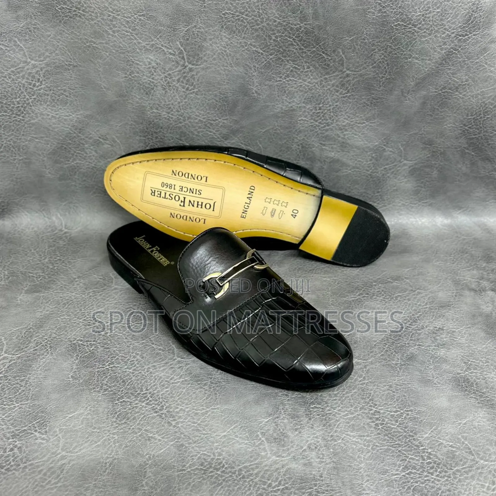 Legit Half-shoes / Mules For Men - John Foster Brand + Free Delivery.