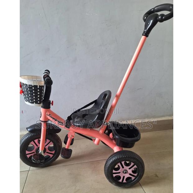 Children’S Tricycle With Parent Push Handle - main view