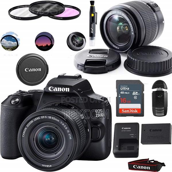 Canon Eos 250d Dslr Camera With 18-55mm F/4-5.6 Is Stm Lens