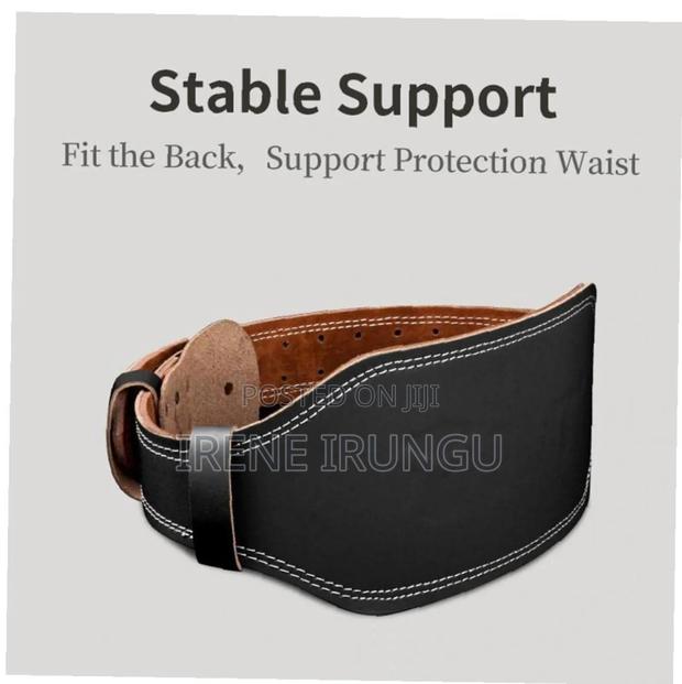 Leather Gym Belts Available