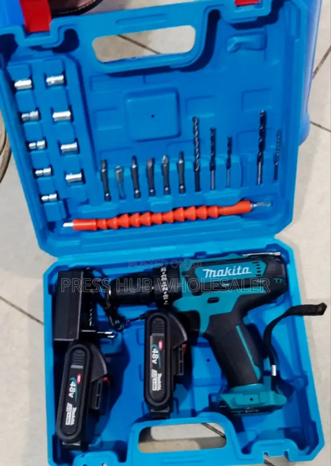 Makita Cordless Electric Drill Set.
