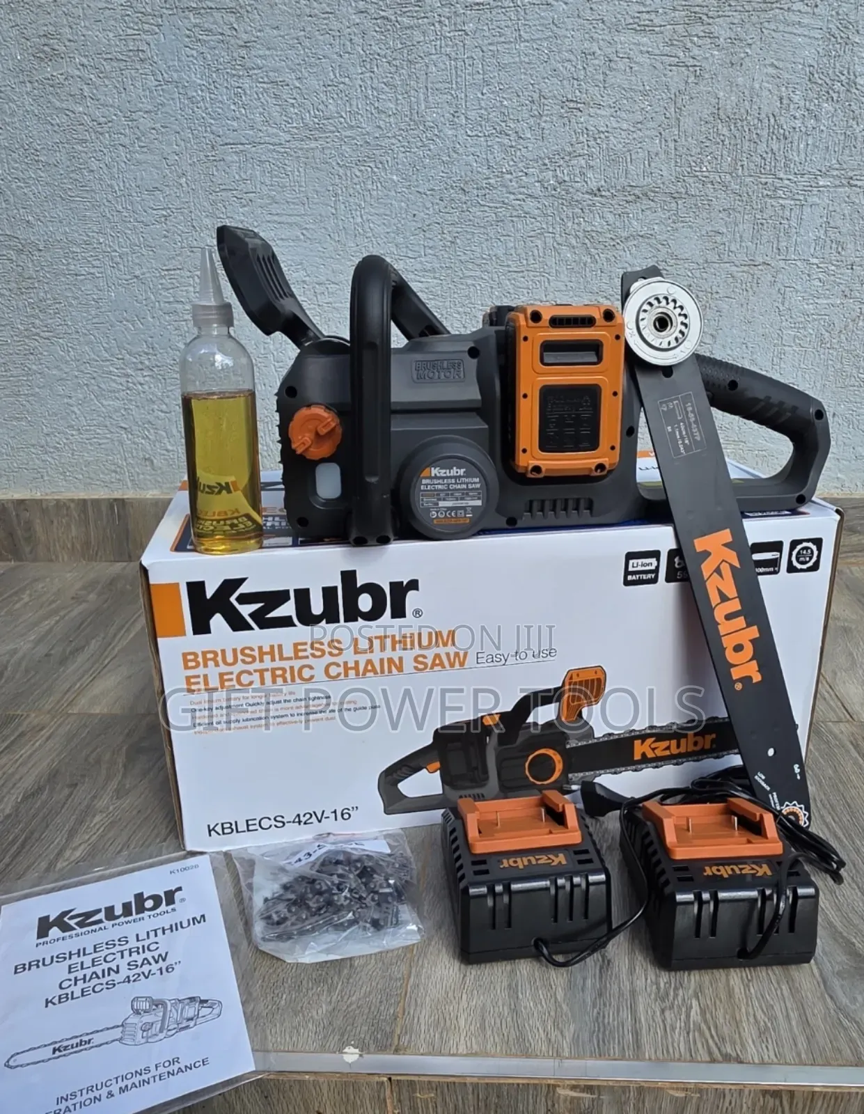 Best Cordless Chain Saw/Battery Chain Saw/Kzubr Cordless Chainsaw