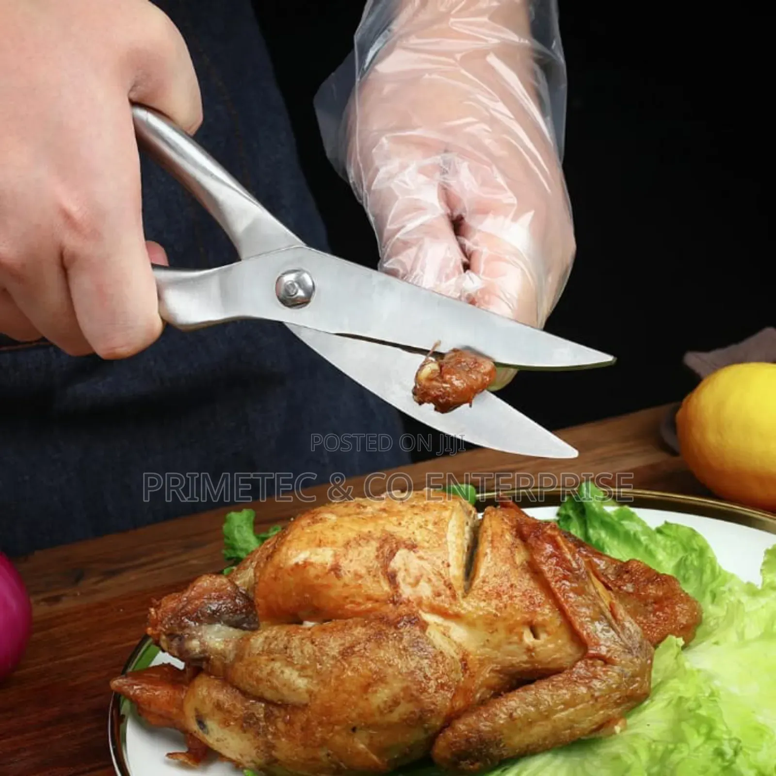 *Multi-Functional Stainless Steel Chicken Bone Scissors