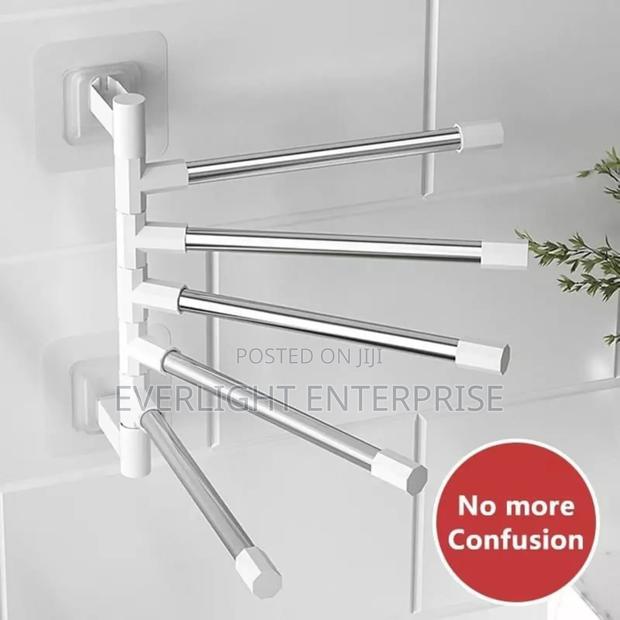 5 Bar Rotatable Cloth Hanger - thumbnail 2