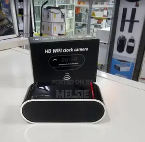 Digital Table Clock Wifi Camera Wifi Connectivity With Live Streaming