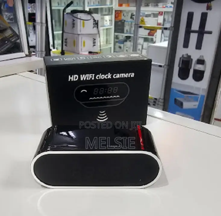 Digital Table Clock Wifi Camera Wifi Connectivity With Live Streaming