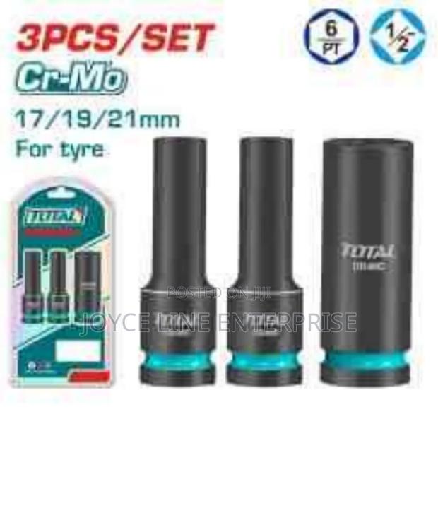 3 PCS 1/2"Dr. Deep Impact Socket Set
