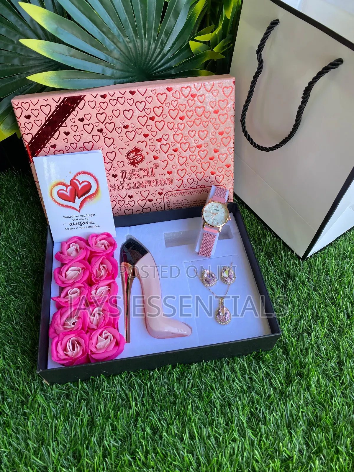 Ladies Perfume Jewellery Valentines Gift Set