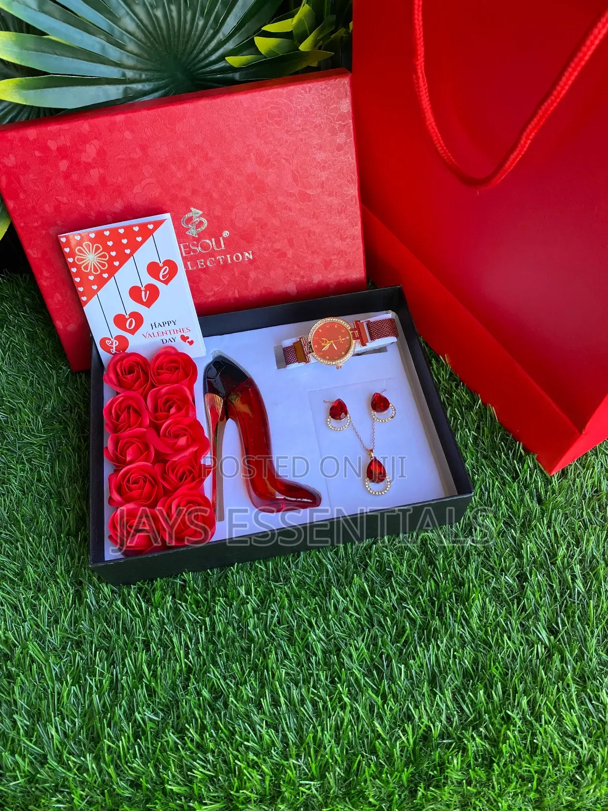 Ladies Perfume Jewellery Valentines Gift Set