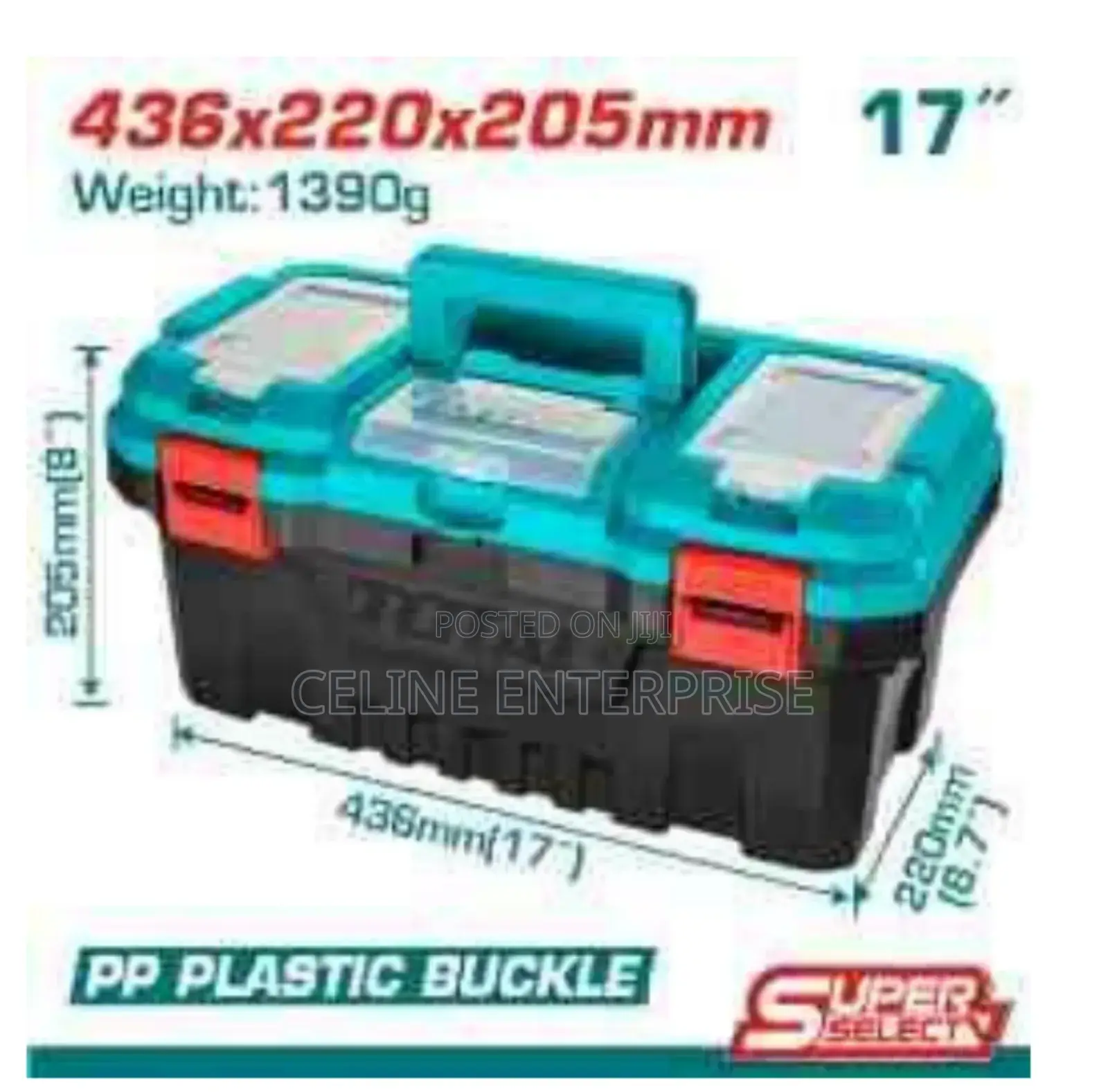 17" Plastic Tool Box