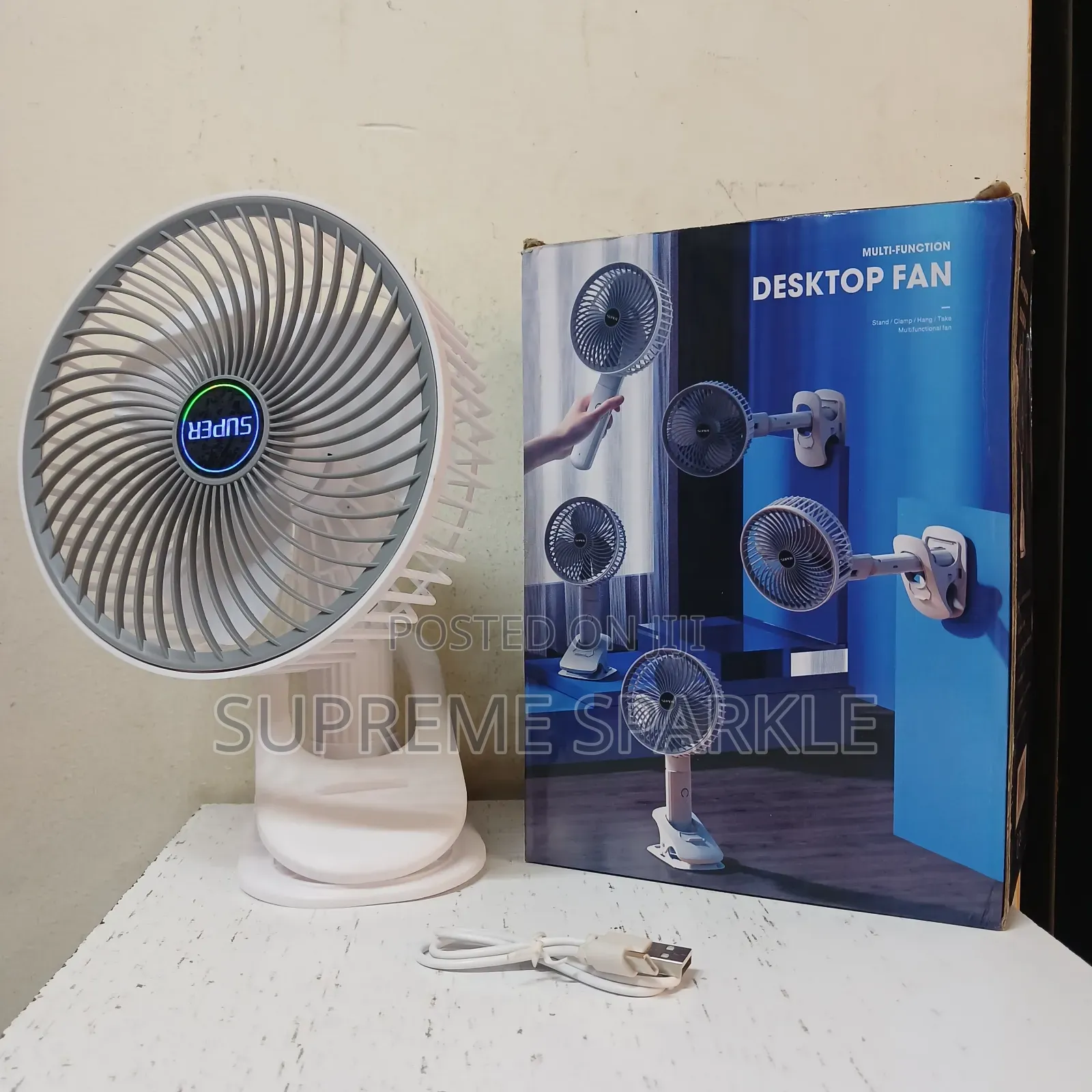 Multifunctional Desk Top Fan