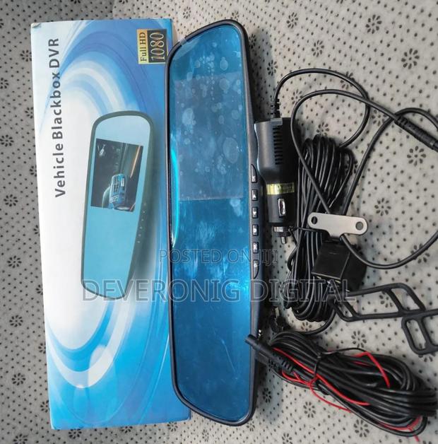 2-Lens Full Hd 1080p Rearview Mirror Dash Cam Front Rear Camera DVR
