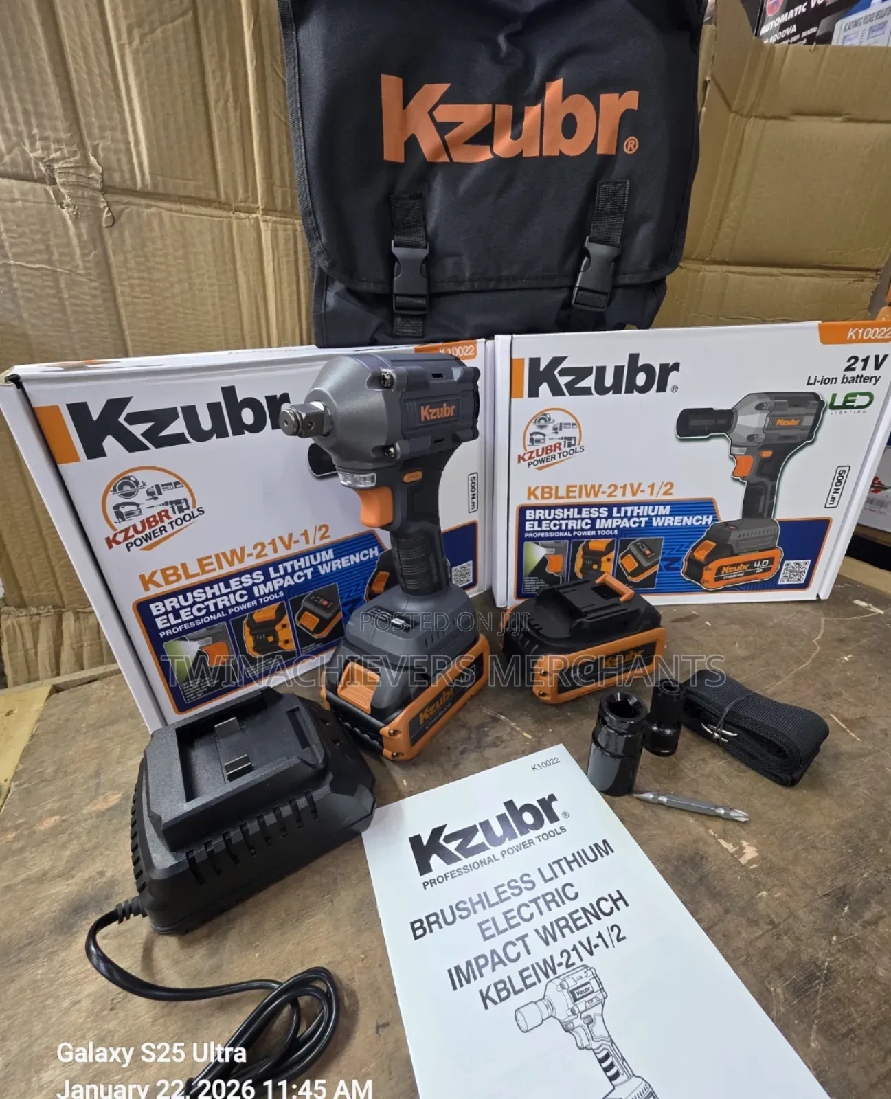 Cordless Brushless Impact Wrench/Kzbur Brushless Impact Wrench 1/2inch