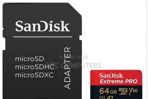 Sandisk 64gb Extreme Pro 200mbps/90mbps Micro Sd With Adaptor - main view