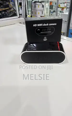 Table Clock Wifi Camera Hidden Camera Crystal-Clear Footage