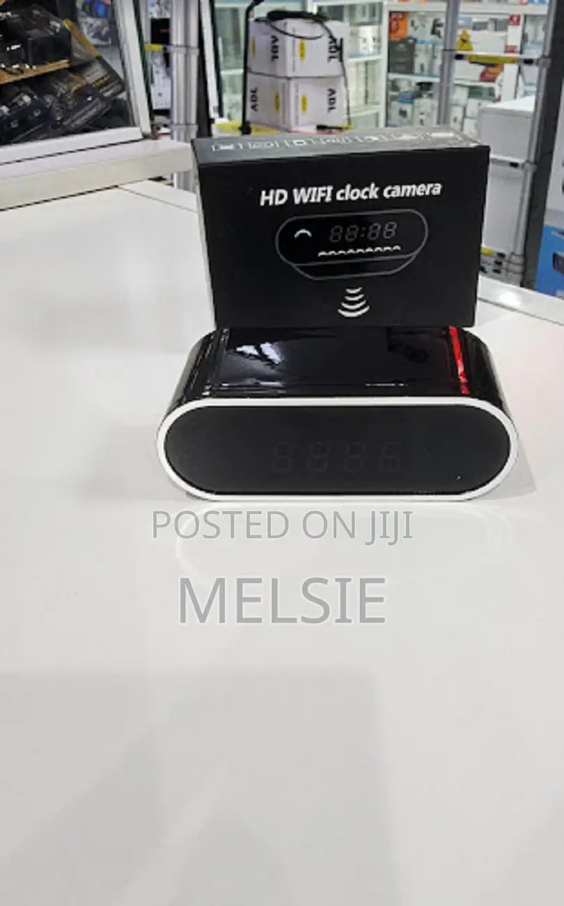 Table Clock Wifi Camera Hidden Camera Crystal-Clear Footage
