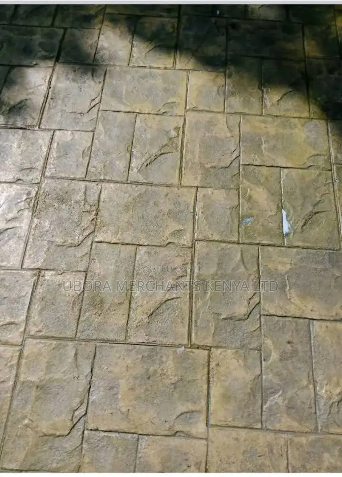 Stamped Polished Concrete for Verandahs