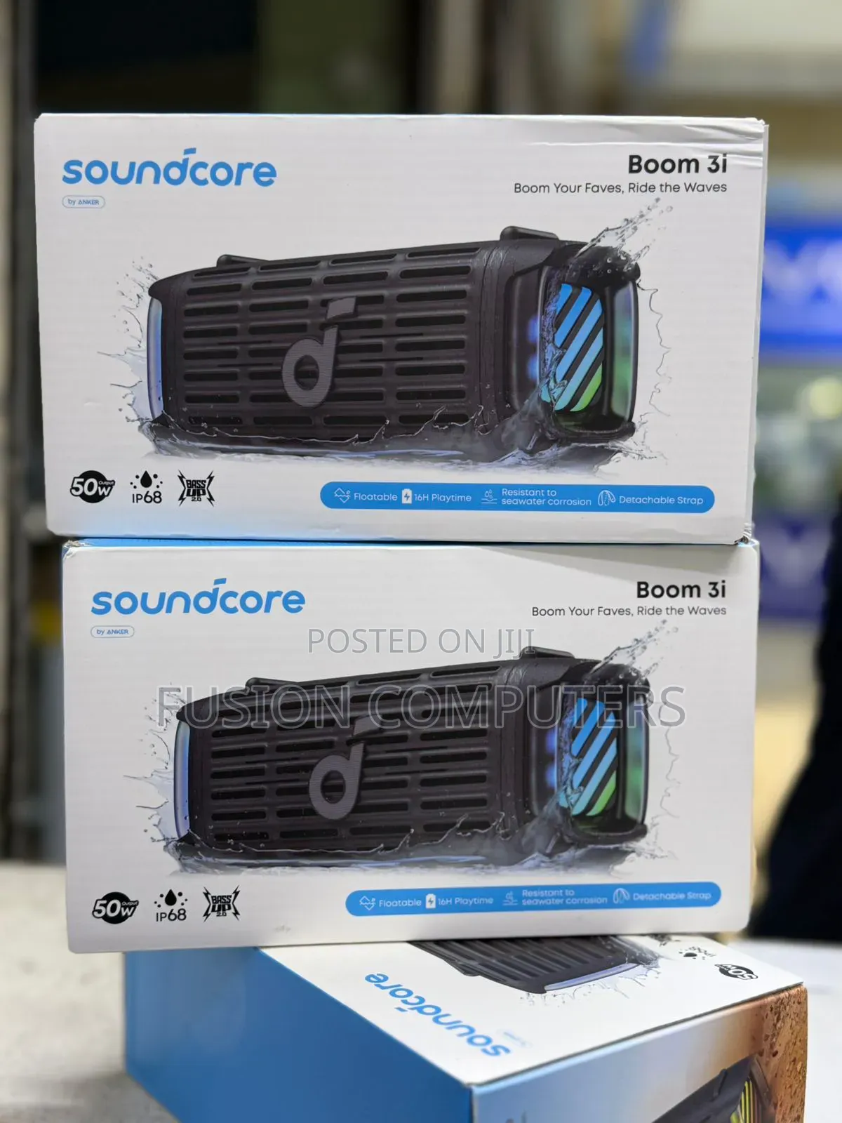 Soundcore By Anker Boom 3i – 50w Portable  Wireless Speaker
