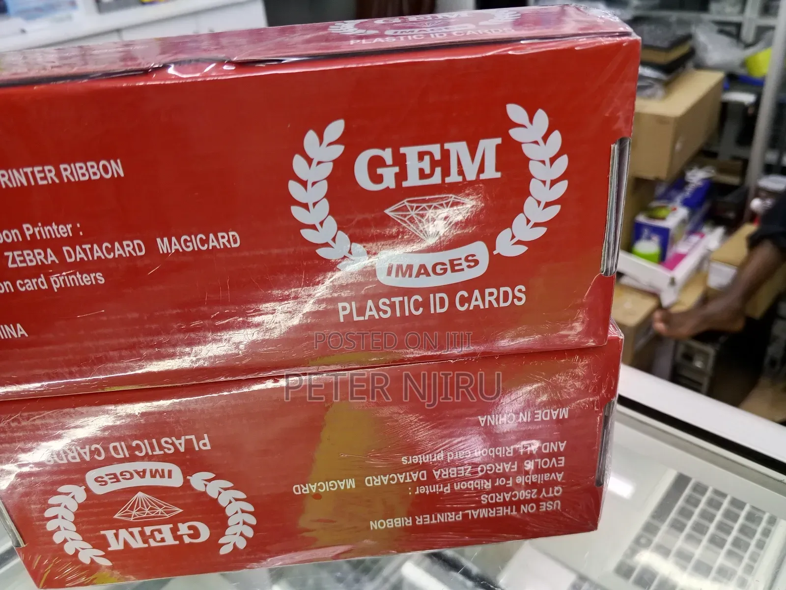 Gem Images Plastic Id Cards For Thermal Printers Original