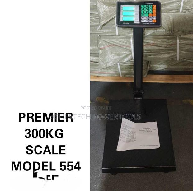 Premier 300kg Model 554 Heavy-Duty Digital Platform Weighing Scale.