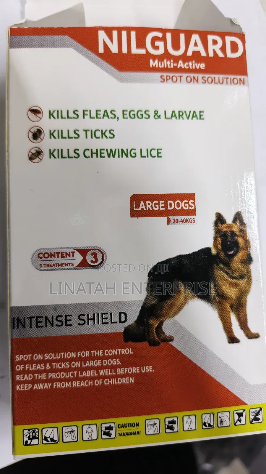 Nilguard Spot-on (20-40kg)Large Dogs