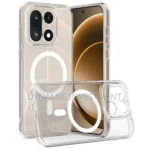 Oneplus 15 5g Transparent/Clear Shockproof Magnetic Back Cover Case