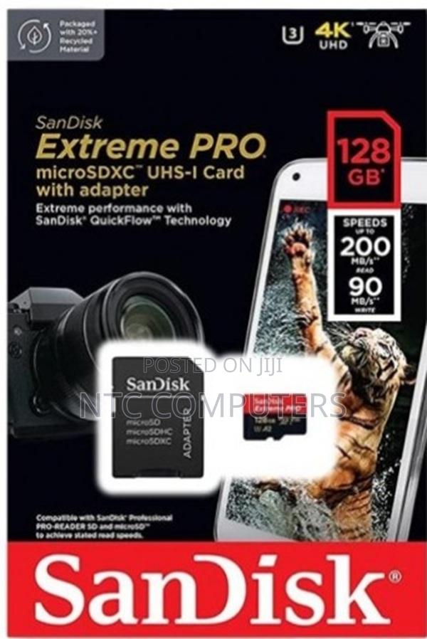 Sandisk 128gb Extreme Pro (200mb/S) Micro SDXC Card