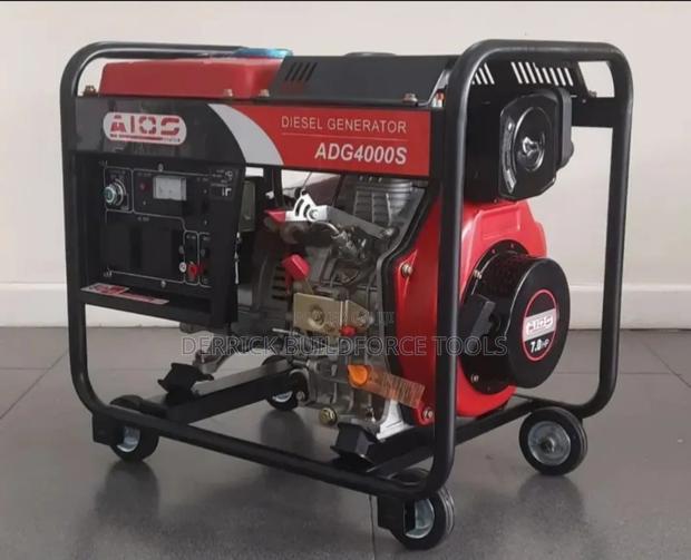 Adg4000s Aico Japan Diesel Generator Open Type Rated Output 4kva - main view