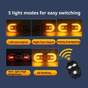 Bicycle Rear Indicator Light With Remote