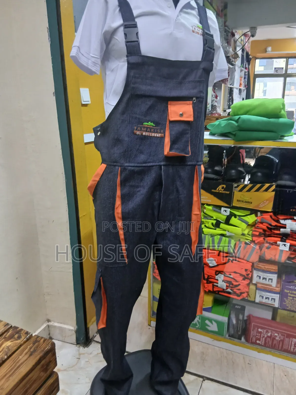 Adjustable Straps Demin Blue Dungaree