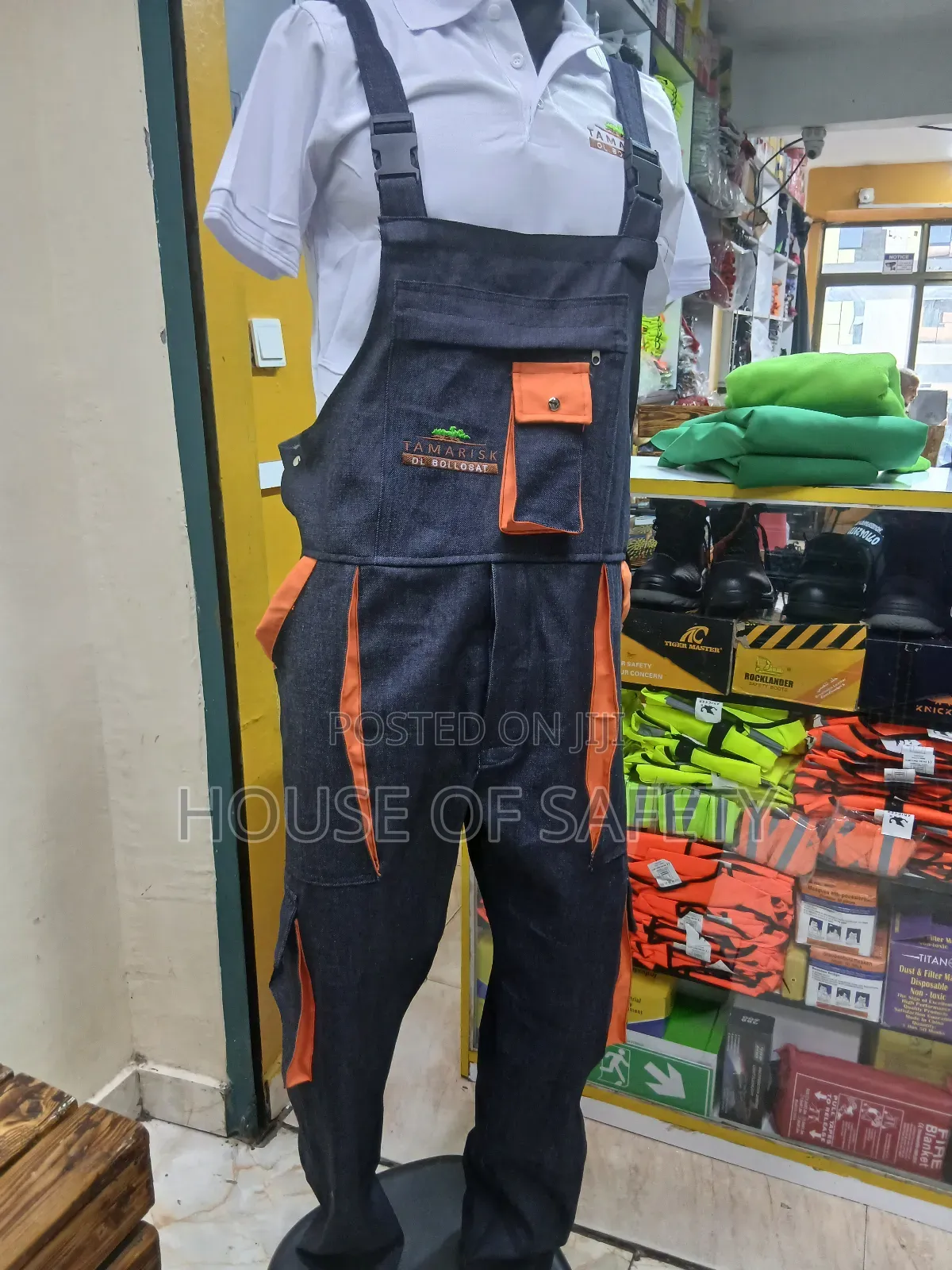 Custom Fit Denim Dungaree