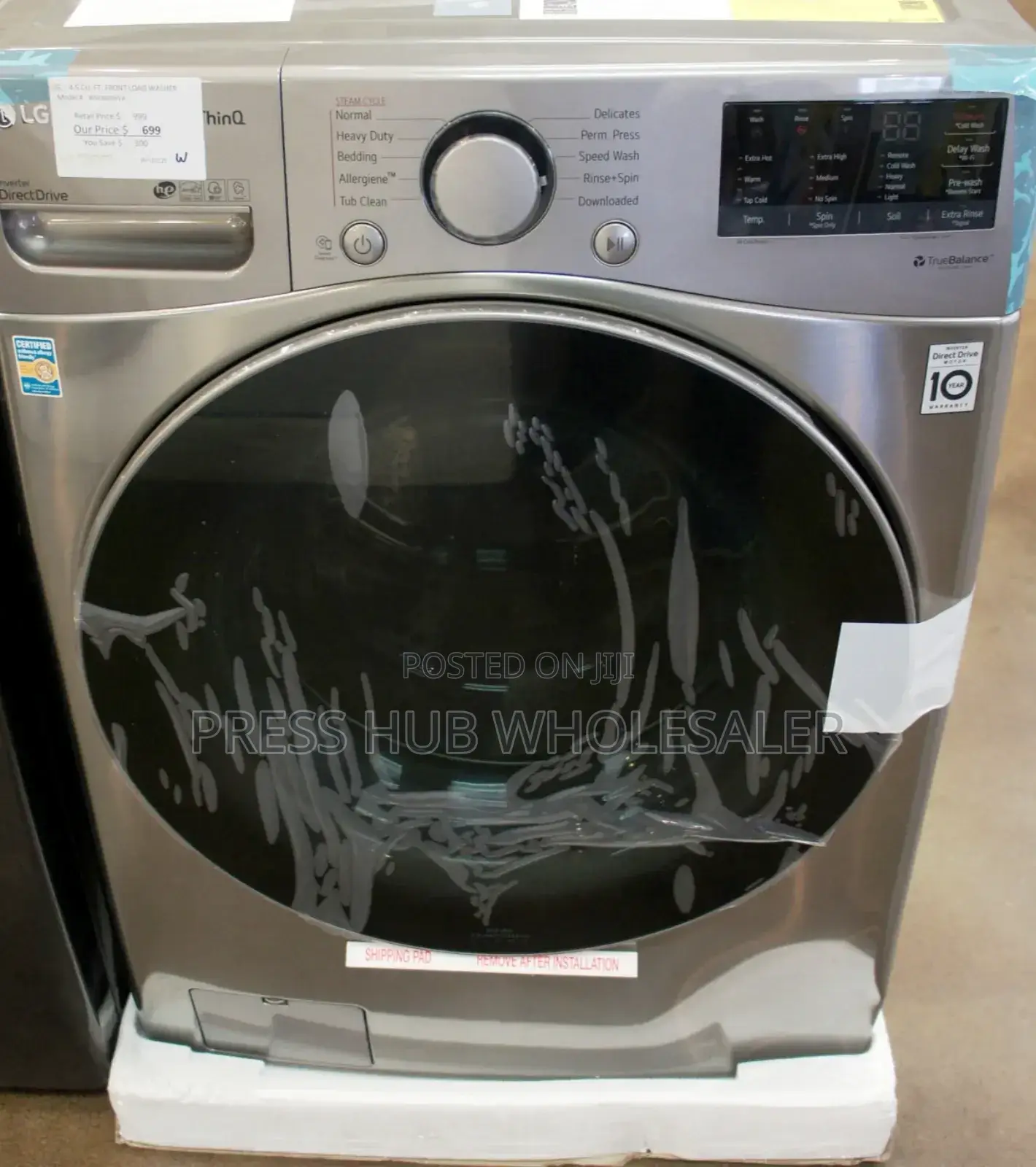 Front-Load Washing Machine With Inverter* 