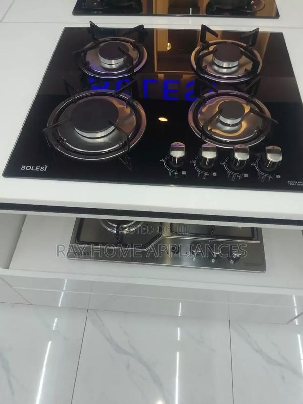 60cm Bolesi Hob 4 Gas Burners Inbuilt Gas Hod