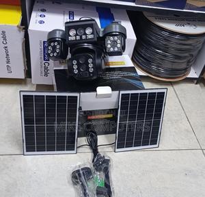 Triple Lens Solar Security Camera Full Night - thumbnail 2