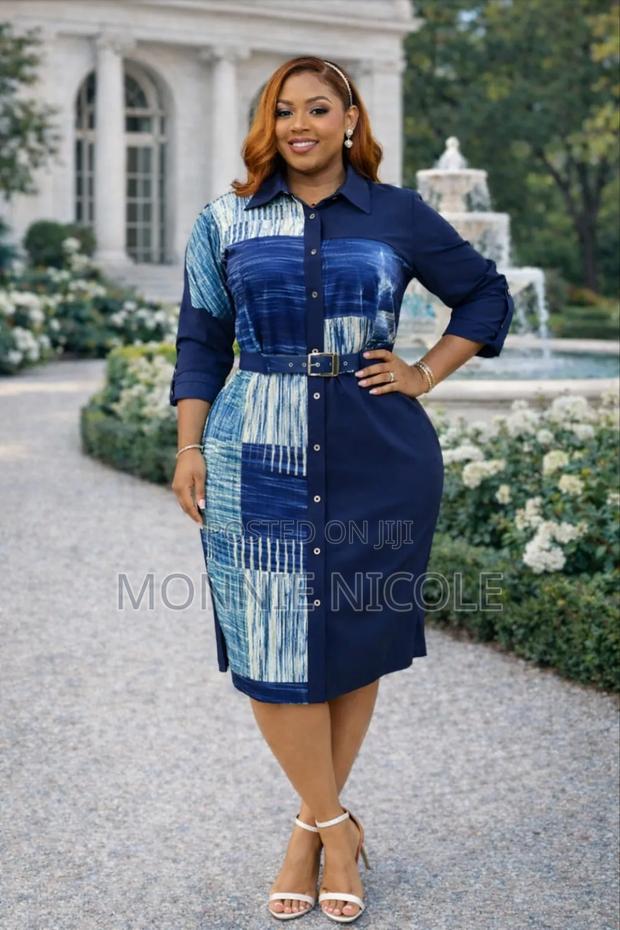 Classy Shirt Dress - main view