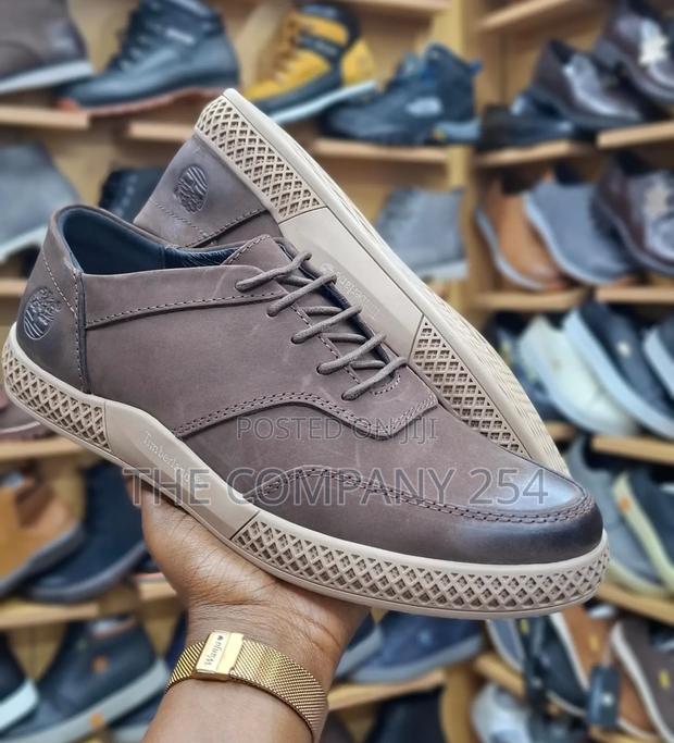 Quality Leather Men Leather Timberland Laced Shoes - thumbnail 3