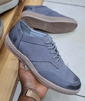 Quality Leather Men Leather Timberland Laced Shoes