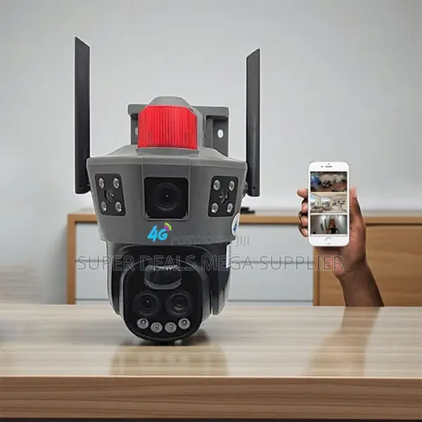 Ip66 Rated Water Proof Dual Lens Loud Speaker Siren Electric Camera