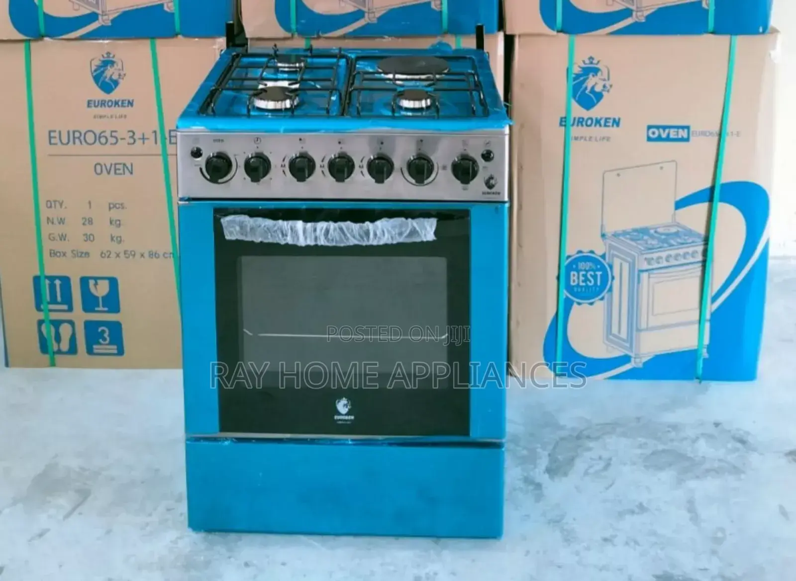 60cm*65cm Euroken 3g+1e Standincooker With Electric Double Heateroven